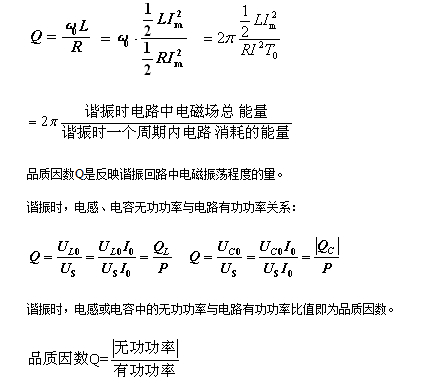 串聯諧振和并聯諧振的條件