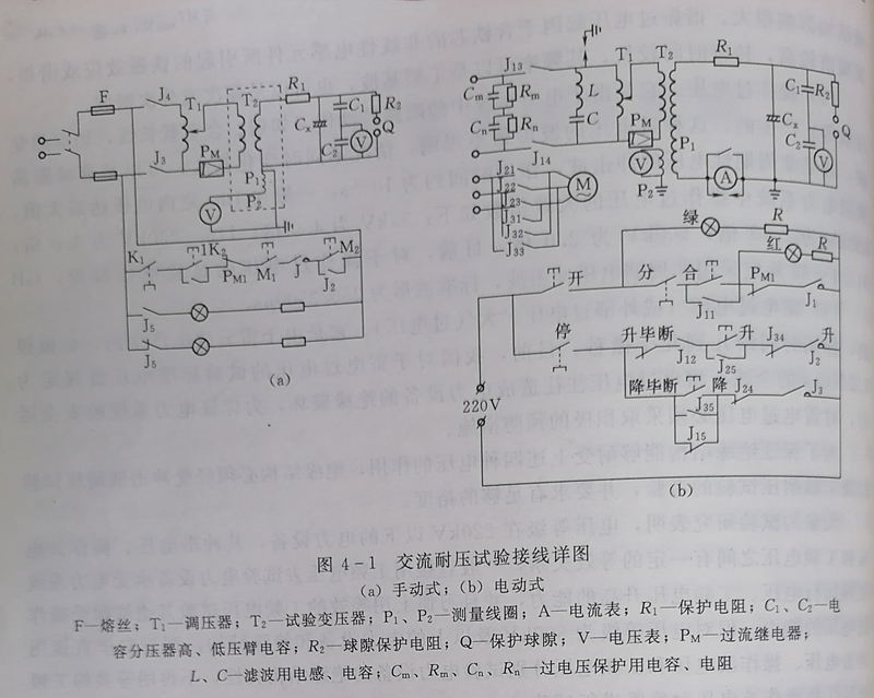 單臺高壓試驗變壓器的試驗接線 單臺高壓試驗變壓器的試驗接線